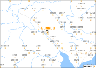 map of Gumalu