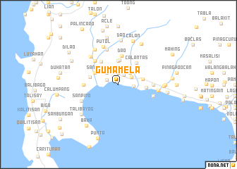 map of Gumamela