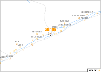 map of Gumas