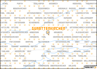 map of Gumattenkirchen