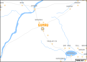 map of Gumau