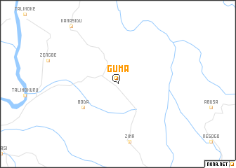 map of Guma