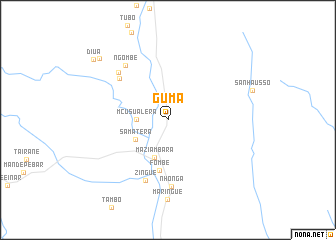 map of Guma