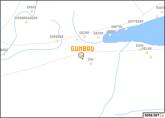 map of Gumbad