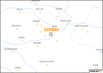 map of Gumbad