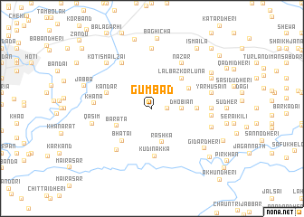 map of Gumbad