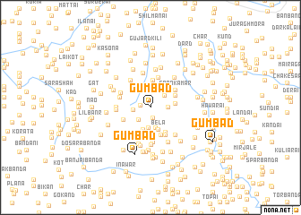 map of Gumbad