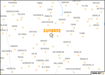 map of Gumbane