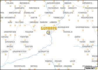 map of Gumbare