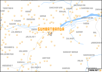 map of Gumbat Bānda