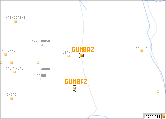 map of Gumbaz