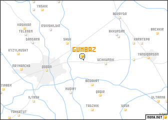 map of Gumbaz