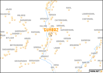 map of Gumbaz