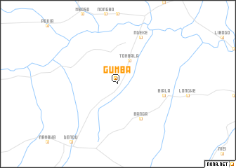 map of Gumba