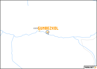 map of Gumbezkol