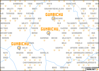 map of Gumbīchu