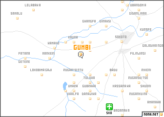map of Gumbi