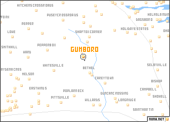 map of Gumboro