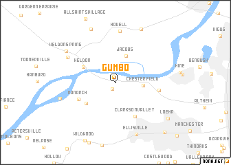 map of Gumbo