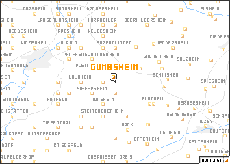 map of Gumbsheim