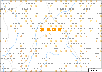 map of Gumbukeima