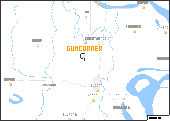 map of Gum Corner