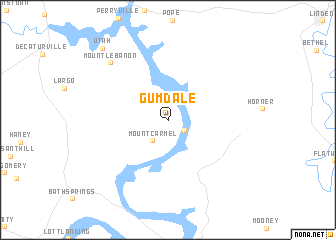 map of Gumdale