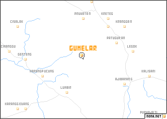 map of Gumelar