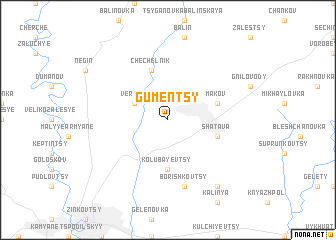 map of Gumentsy