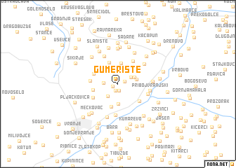 map of Gumerište