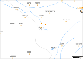 map of Gumer