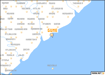 map of Gume