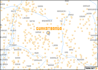 map of Gumkat Bānda