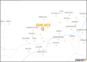 map of Gümlüce