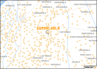 map of Gummalwāla