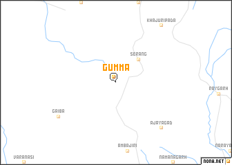 map of Gumma