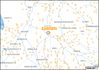 map of Gumnāni