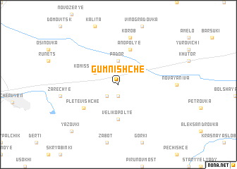 map of Gumnishche