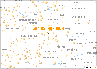 map of Gumniška Mahala