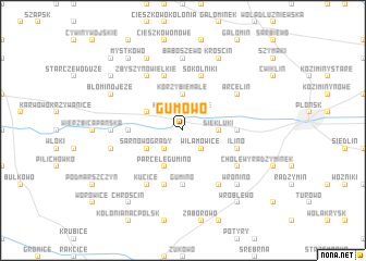 map of Gumowo