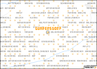 map of Gumpersdorf