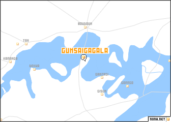 map of Gumsai Gagala