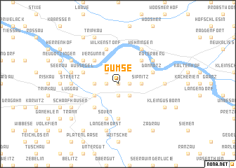 map of Gümse