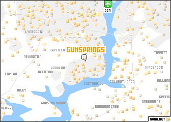 map of Gum Springs