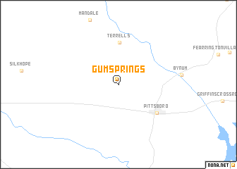 map of Gum Springs