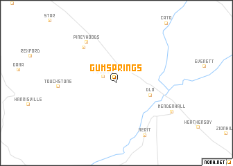 map of Gum Springs