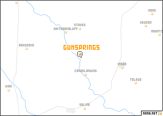 map of Gum Springs