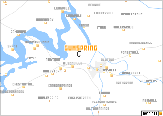 map of Gum Spring