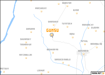 map of Gumsu