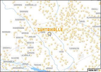 map of Gumtāi Kalle